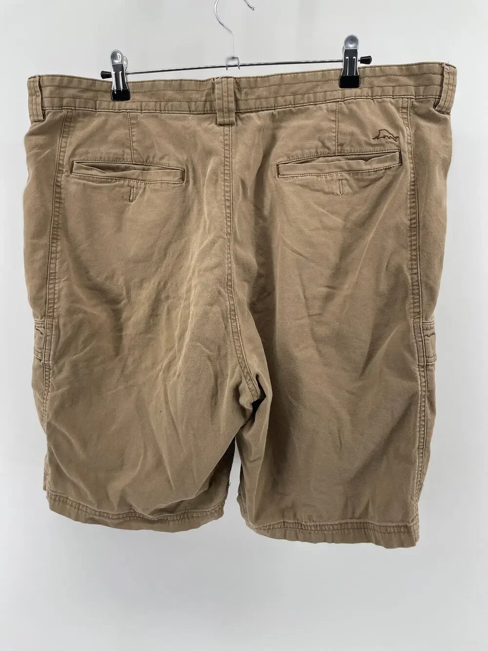 Tommy Bahama Cargo Shorts Men’s 40 Khaki Stretch Tencel Lyocell
